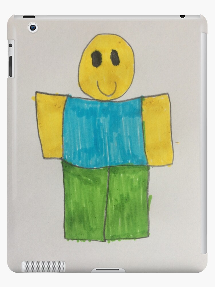 Roblox Noob Ipad Case Skin By Anabellalodi Redbubble - painted smile roblox