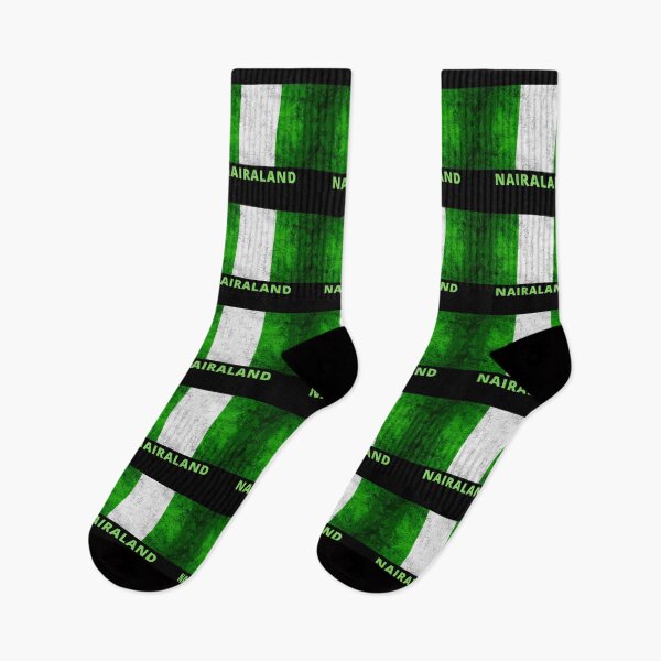 Item preview, Niaraland - Old Textured Nigeria Flag Design designed and sold by Ellisen Prints.