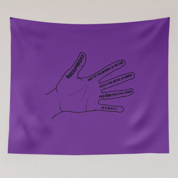 Item preview, #NicksPubQuiz The Hand (Black) designed and sold by nickheathsport.