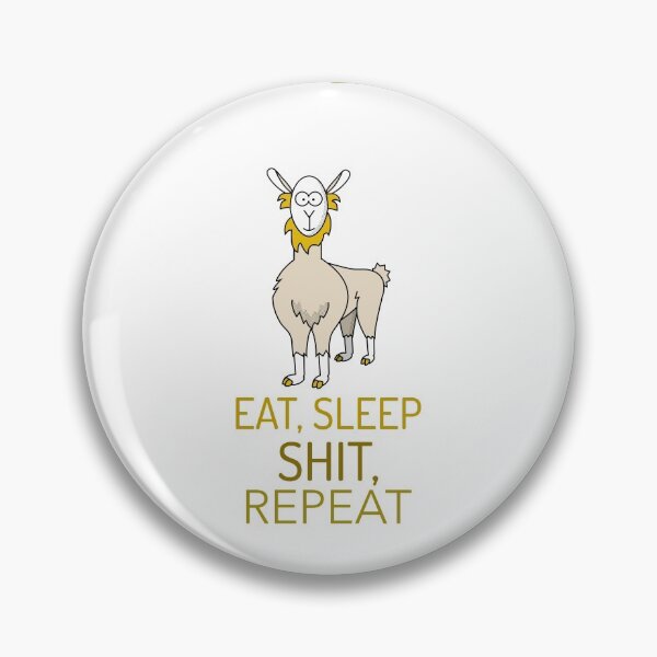 Item preview, Sheep - Eat Sleep Shit Repeat designed and sold by Got-Ya-Bak.