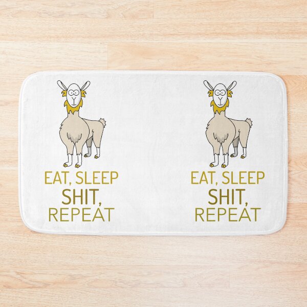 Item preview, Sheep - Eat Sleep Shit Repeat designed and sold by Got-Ya-Bak.