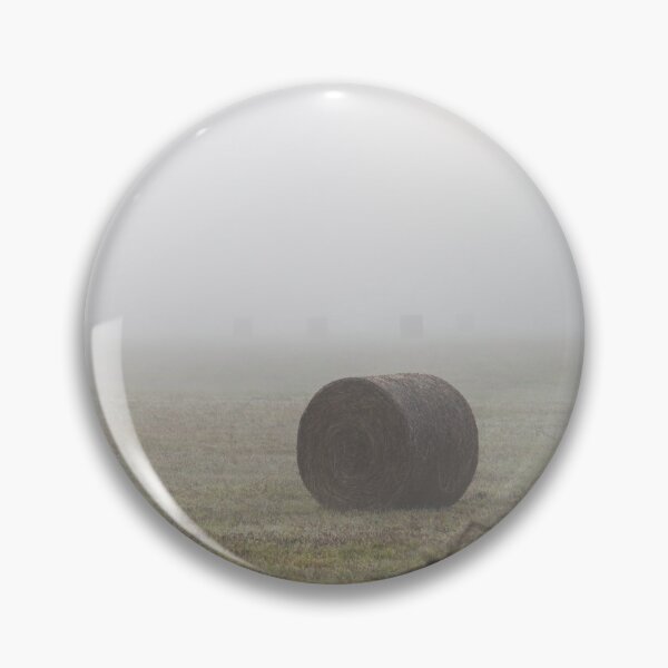Item preview, Hay Bales In The Fog designed and sold by mljdwhite.