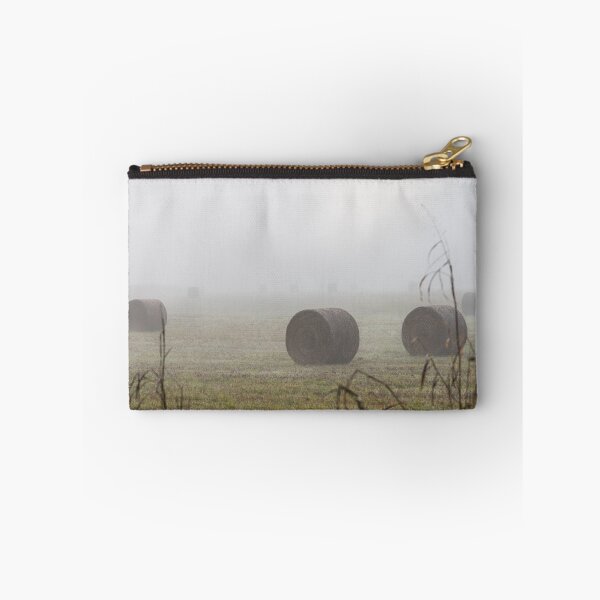 Item preview, Hay Bales In The Fog designed and sold by mljdwhite.