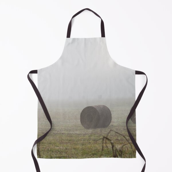 Item preview, Hay Bales In The Fog designed and sold by mljdwhite.