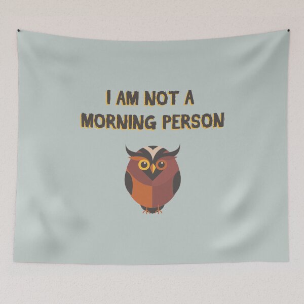 Item preview, I am not a morning person - Funny not a morning person Gift designed and sold by Teenation9.