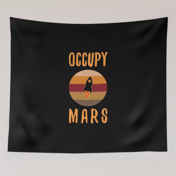 Item preview, Occupy Mars - Retro Style designed and sold by FunSilly.