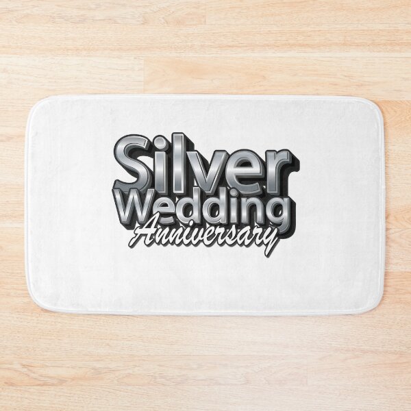 Item preview, Silver wedding anniversary designed and sold by Cutebutfunny.