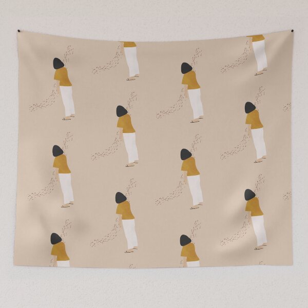 Item preview, Weeping Woman Abstract Minimalist designed and sold by technicolorable_art.