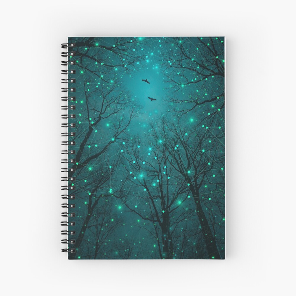 Silently, One by One, the Stars Blossomed Spiral Notebook