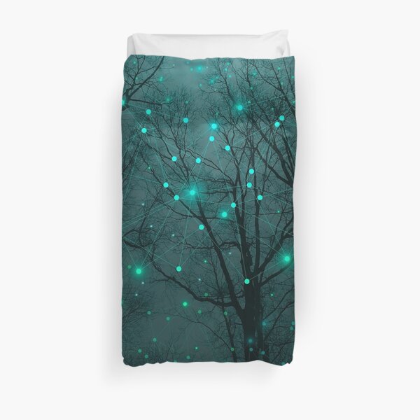 Silently, One by One, the Stars Blossomed Duvet Cover