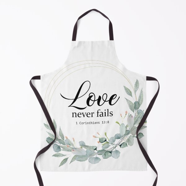 Item preview, LOVE NEVER FAILS, BIBLE VERSE designed and sold by latiendadearyam.