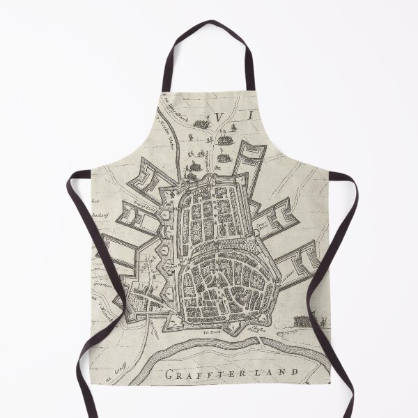Item preview, Vintage Map of Wesel Germany (1629) designed and sold by BravuraMedia.