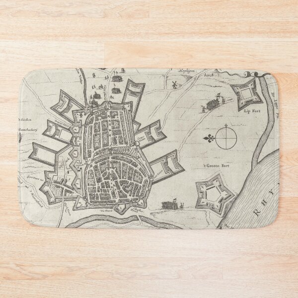 Item preview, Vintage Map of Wesel Germany (1629) designed and sold by BravuraMedia.