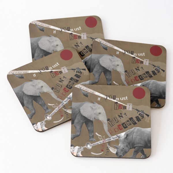 Item preview, Hunt Poachers Not Wildlife Concept Art designed and sold by Nola Lee Kelsey.