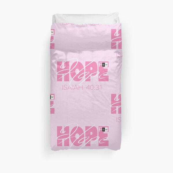 Hope Isaish 40:31 Duvet Cover