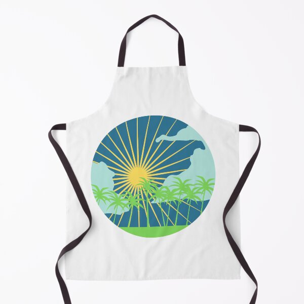 Item preview, summer tropical island vacation beautiful palm trees designed and sold by OneTimeEngineer.