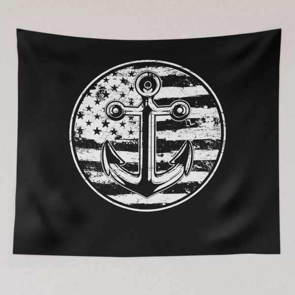 Item preview, Anchor Boat Yacht USA Flag designed and sold by 4tomic.