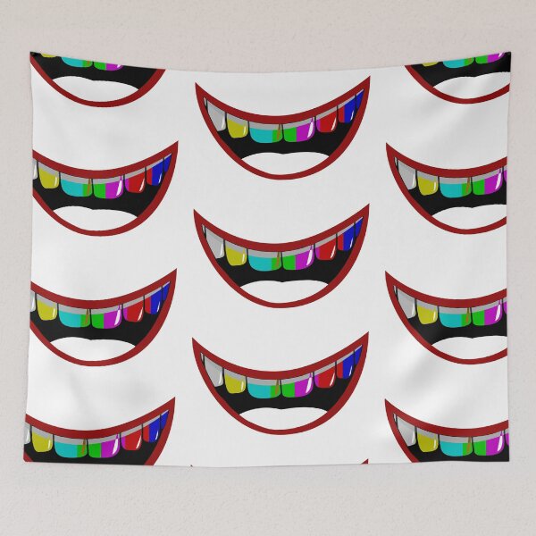 Item preview, Colour Bar mouth face mask designed and sold by bluegumtv.