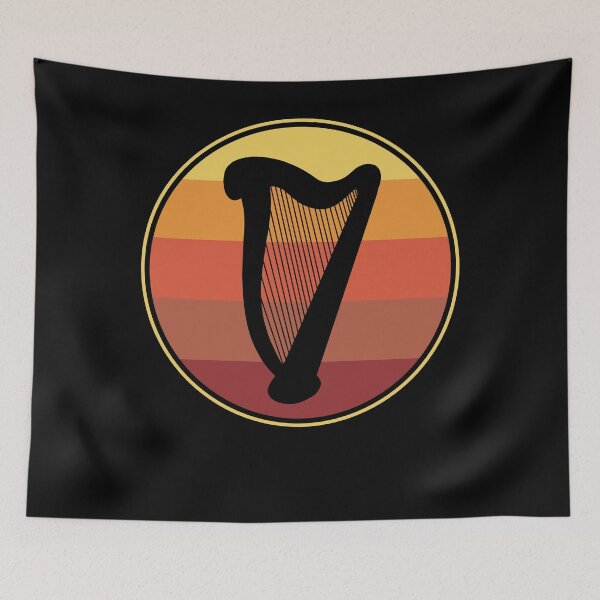 Item preview, Harp Harpist Retro designed and sold by 4tomic.