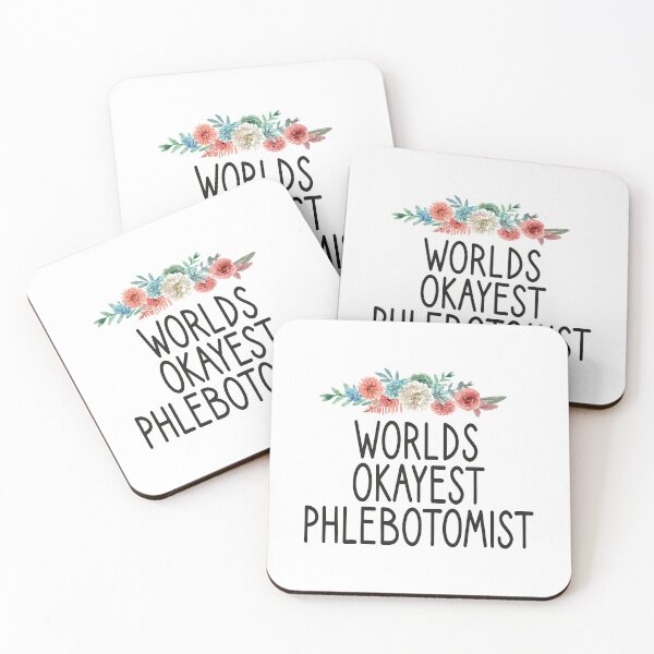 Item preview, worlds okayest phlebotomist , Phlebotomist life , Phlebotomist Gifts, Phlebotomist Graduation Gift, Phlebotomy funny gift for womens floral style idea design designed and sold by Chamssou.