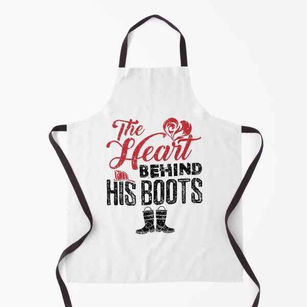 Item preview, Firefighter Wife Girlfriend Valentine The Heart Behind His Boots designed and sold by jaygo.