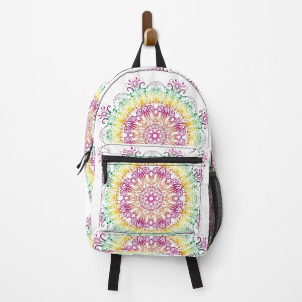 Item preview, Ethnic floral colorful mandala designed and sold by Stellagala.