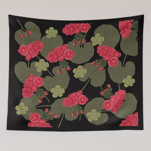 Item preview, geranium flowers designed and sold by Pacesyte.