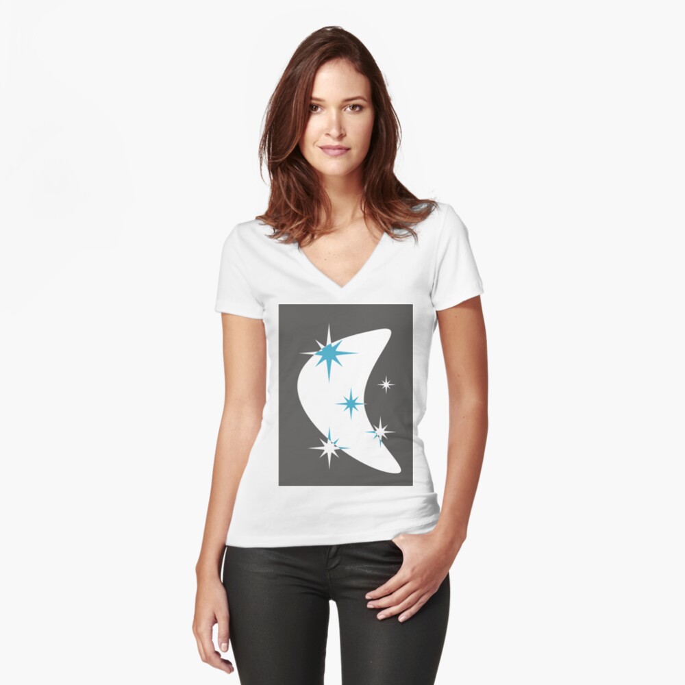 Item preview, Fitted V-Neck T-Shirt designed and sold by Alex-Strange.