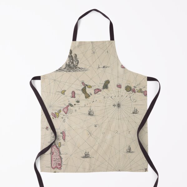 Item preview, Vintage Map of The Caribbean Islands (1700) designed and sold by BravuraMedia.