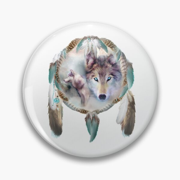 Item preview, Wolves Dreamcatcher designed and sold by Designs By Creation.