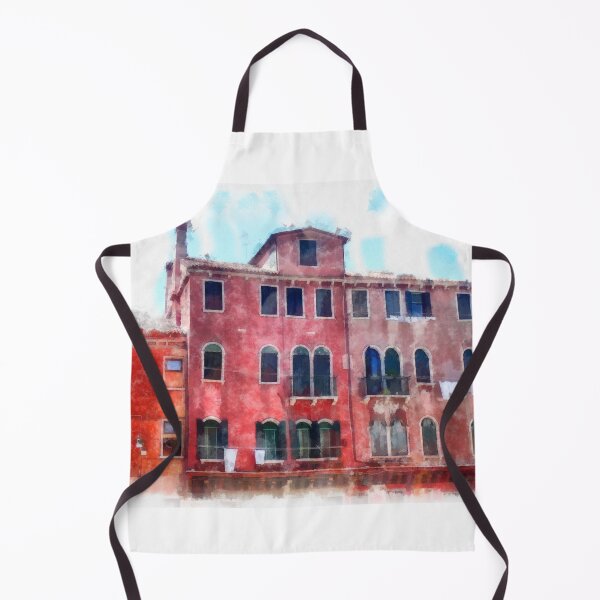 Item preview, Laundry Day at the Red House, Venice, Italy designed and sold by FOLK ART FUSION by heidiannemorris.