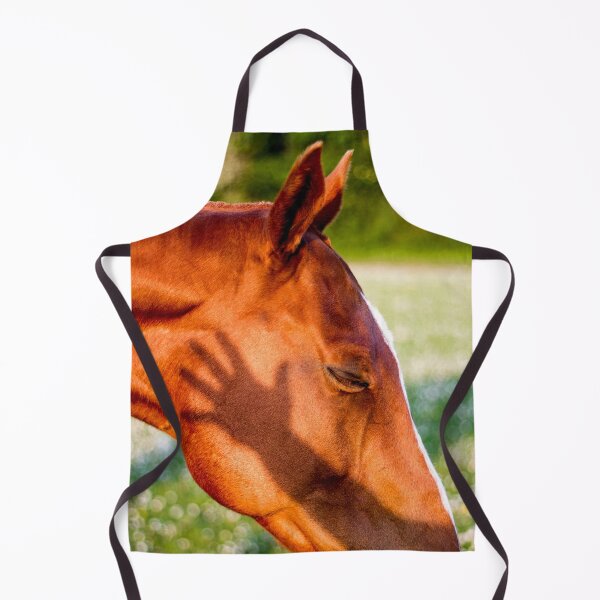 Item preview, Chestnut horse with Daisies designed and sold by FOLK ART FUSION by heidiannemorris.