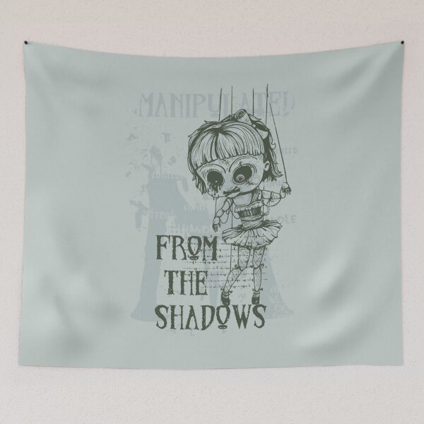 Item preview, Manipulated from the shadows - horror doll lover Gift designed and sold by Teenation9.