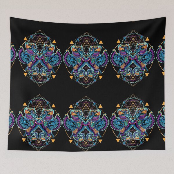 Item preview, Geometric Sea Horse designed and sold by VibrantGifts.