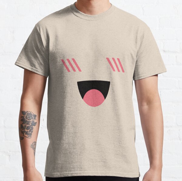 Roblox Face T Shirts Redbubble - awesome face t shirt roblox