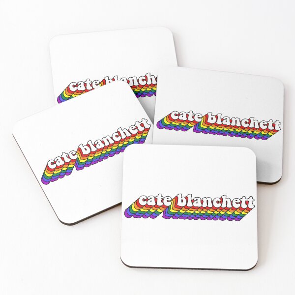 Item preview, Cate Blanchett rainbow text designed and sold by -localartist.
