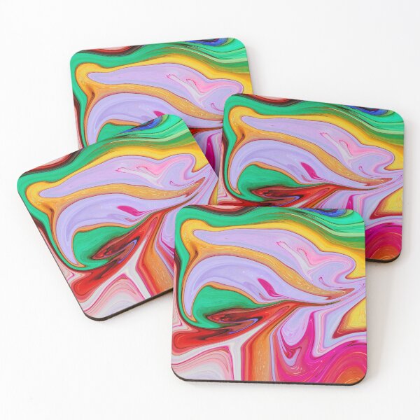 Item preview, Colorful Summer  Ink Faux Marble Texture designed and sold by MysticMarble.