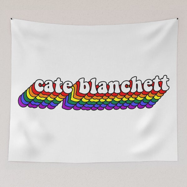 Item preview, Cate Blanchett rainbow text designed and sold by -localartist.
