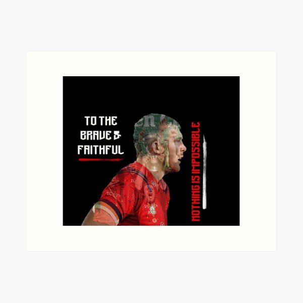 Munster Rugby Motto Art Print