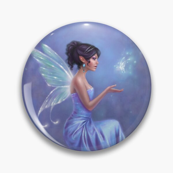 Item preview, Opalite Fairy with Glowing Butterfly designed and sold by silverstars.