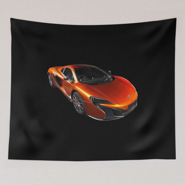 Artikelvorschau, McLaren 650S 2015 – T-Shirt-/Aufkleber-Design – Supersportwagen in Vulkanorange entworfen und verkauft von TheStickerLab.