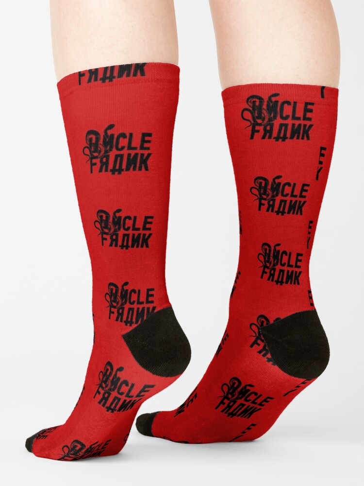 Alternate view of Uncle Frank 2020 Logo Socks