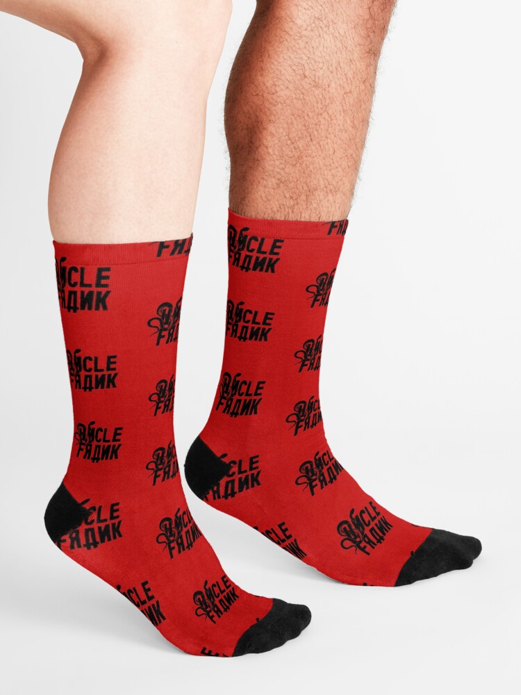 Alternate view of Uncle Frank 2020 Logo Socks