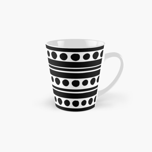 Item preview, Black and White Horizontal Stripes and Spots designed and sold by patternbug.