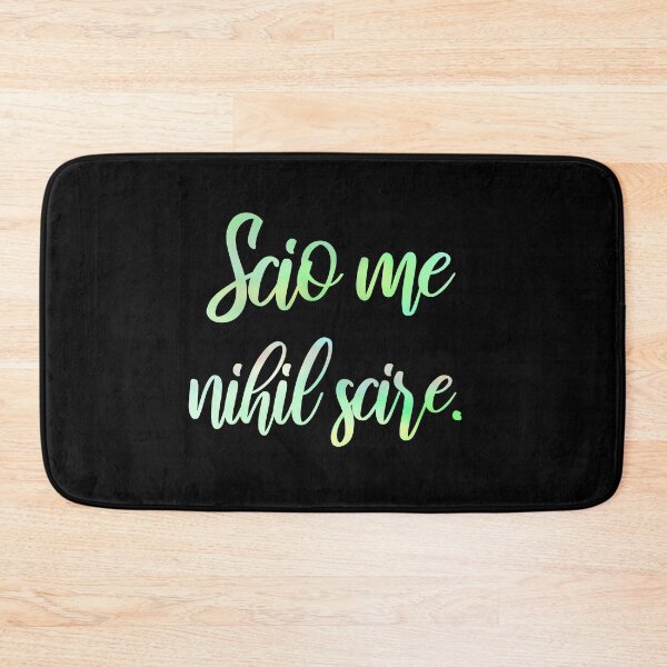 Item preview, Latin: scio me nihil scire - I know that I know nothing designed and sold by wunderbar1elf.