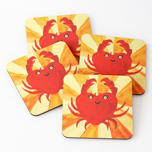 Item preview, Cancerian Love Crab Starsign designed and sold by Mitsy Art.