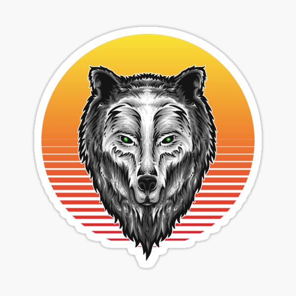 "Lone Wolf" Sticker For Sale By Andyt74 | Redbubble