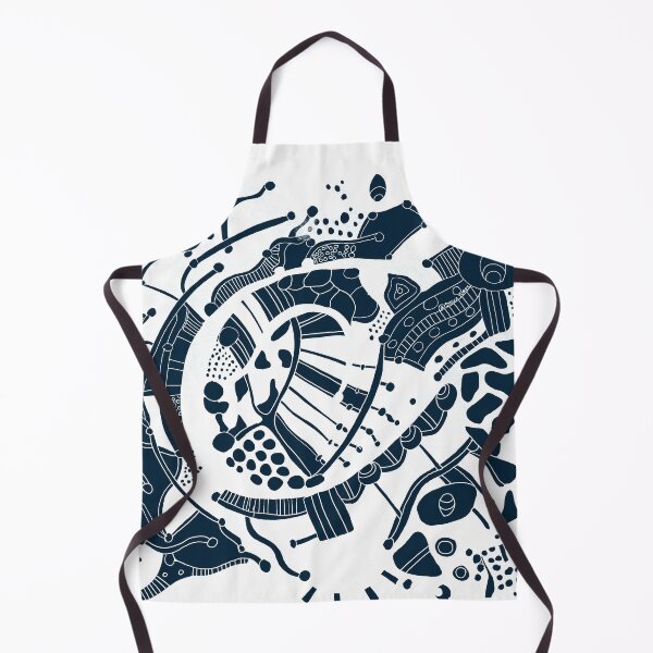 Item preview, Blue abstract pattern designed and sold by Stellafores.