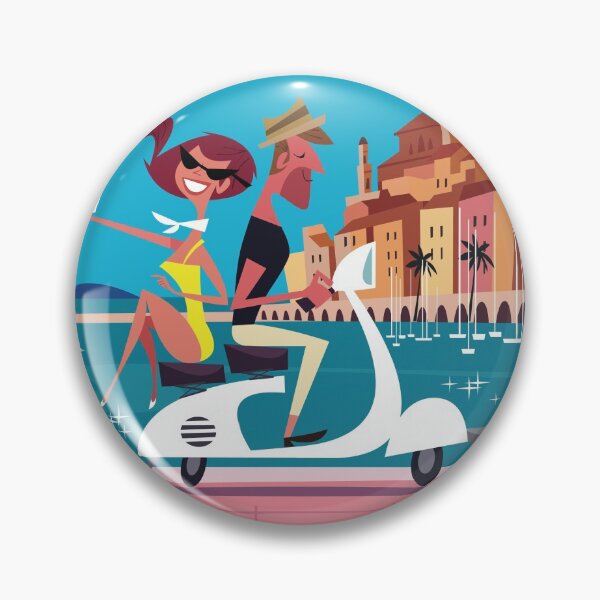 Item preview, Menton poster designed and sold by GAGodel.