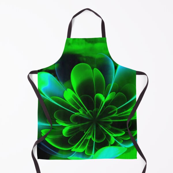 Item preview, Green Stylized Corolla Bent Up Petals designed and sold by miraminerva09.